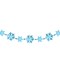 Northlight Shiny Snowflakes Christmas Garland - 8' x 1" - Blue - Unlit